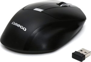 Mysz Omega OMEGA MYSZ BEZPRZEWODOWA MOUSE WIRELESS 1000/1200/1600 DPI BLACK [45860] 2