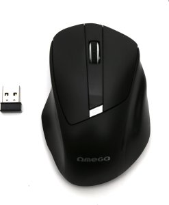 Mysz Omega OMEGA MYSZ BEZPRZEWODOWA MOUSE WIRELESS 1000/1200/1600 DPI BLACK [45860] 3