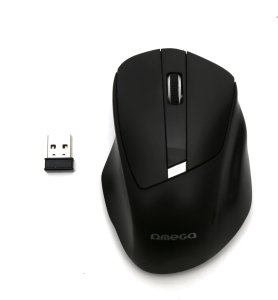 Mysz Omega OMEGA MYSZ BEZPRZEWODOWA MOUSE WIRELESS 1000/1200/1600 DPI BLACK [45860] 8
