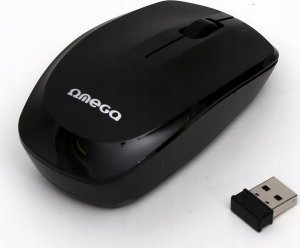 Mysz Omega MYSZ BEZPRZEWODOWA MOUSE WIRELESS 1200DPI BLACK [45864] 2