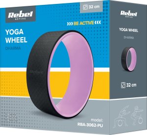 Rebel Koło do jogi Dharma, czarno-fioletowe, REBEL ACTIVE 6