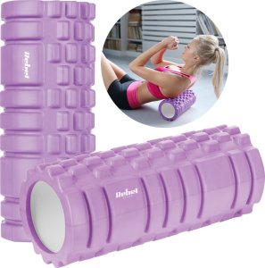 Rebel Wałek z wypustkami do masażu 14x33cm, kolor fioletowy, materiał EVA, REBEL ACTIVE 3