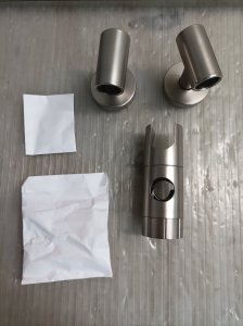 Wenko Zestaw prysznicowy ze stali nierdzewnej, Young, WENKO 5