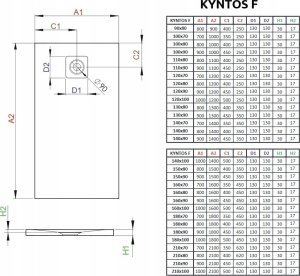 Radaway RADAWAY BRODZIK TEOS F 100X90 BIAŁY 12