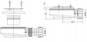 Radaway RADAWAY BRODZIK TEOS F 100X90 BIAŁY 13