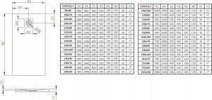 Radaway RADAWAY BRODZIK TEOS F 100X90 BIAŁY 21