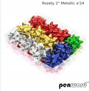 Party Deco Rozety metallic (24szt) 1