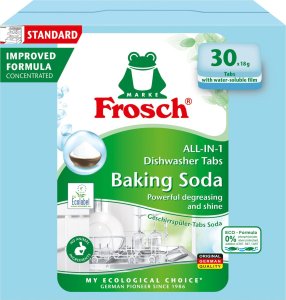 Frosch Frosch indaplovių tabletės su soda, 540 g 1