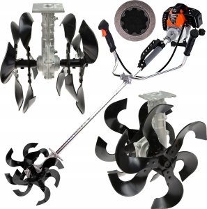 Glebogryzarka John Gardener Glebogryzarka-adapter do kosy spalinowej 32cm (wałek 28mm) (6) 9