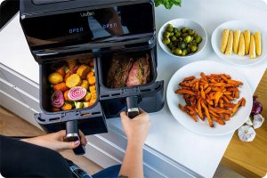 Frytkownica beztłuszczowa Lauben Lauben DualZone® Air Fryer 8000BC 7