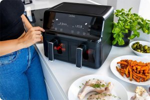Frytkownica beztłuszczowa Lauben Lauben DualZone® Air Fryer 8000BC 9