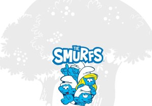 Maltex MALTEX THE SMURFS PODEST Z GUMKAMI ANTYPOŚLIZGOWYMI 5903067004446 5