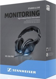 Słuchawki Sennheiser Sennheiser HD 280 Pro HiFi Over Ear hovedtelefoner Over-ear Noise Cancelling Sort 7
