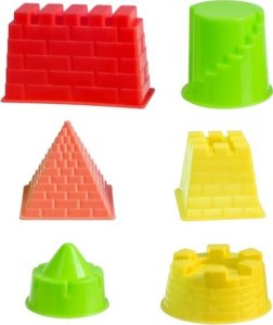 Kruzzel Piasek kreatywny -  piaskownica + foremki 22712 13