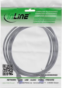 InLine InLine® Patch cable slim, Cat.6A, S/FTP, TPE (LSZH) flexible, PoE, black, 1.5m 3