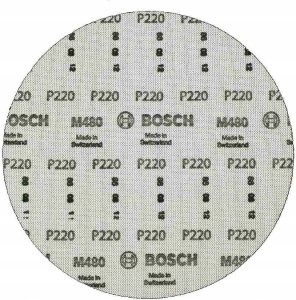 Szlifierka Bosch Expert M480 mesh structure sanding sheet 125mm, K180 (50 pieces, for eccentric sanders) 3