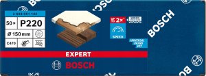 Szlifierka Bosch Bosch Expert C470 sanding sheet, 150mm, K220 multi-hole (50 pieces, for eccentric sanders) 1