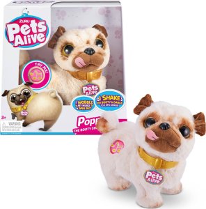 Zuru ZURU Pets Alive Booty Shaking Pups - Pug, cuddly toy 1