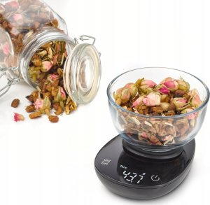 Waga kuchenna Caso Caso | Precision Weighing Scale | FinoCompact | Maximum weight (capacity) 0.5kg | Graduation 1 g | Ekranas type LED | Juodas/Stainless Steel 5