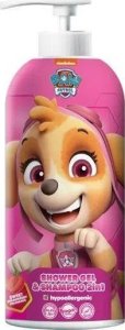 Paw Patrol Skye żel pod prysznic i szampon 2w1 Truskawka 1000ml 1