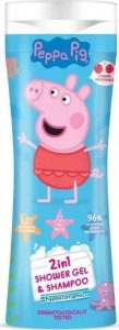 Peppa Pig Żel pod prysznic i szampon 2w1 Wiśnia 300ml 1