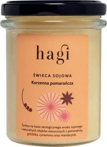 Hagi Hagi Mała świeca sojowa Korzenna Pomarańcza 215ml 1