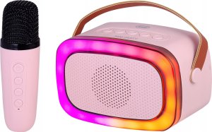 Głośnik Trevi Głośnik Trevi XR8A0108 pink bluetooth z mikrofonem 3