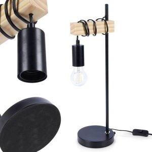 Atmosphera Lampka na biurko loft, żarówka na kablu, Ø 14 x 50 cm 7