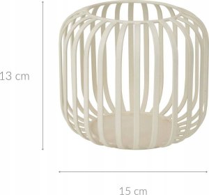 Home Styling Collection Lampion metalowy mały minimalistyczny, Ø 15 x 13 cm 2