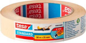 Tesa TAŚMA MASKUJĄCA STANDARD 4 DNI 50M:25MM BEŻOWA 2