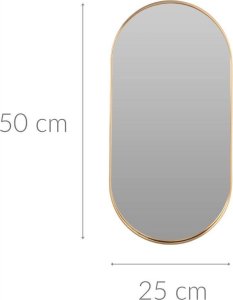 Affek Design Lustro Złote 50x25x1,5cm 5