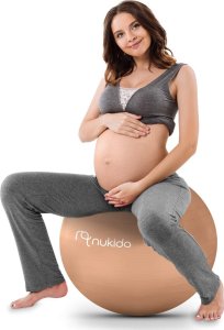 Triton Piłka ciążowa do aerobiku 65 cm NS-951 beżowa 12