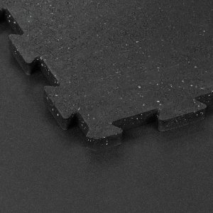 Rebel Podłoga gumowa do siłowni, mata pod sprzęt, puzle 1m grubość 20mm, czarna, REBEL ACTIVE 3