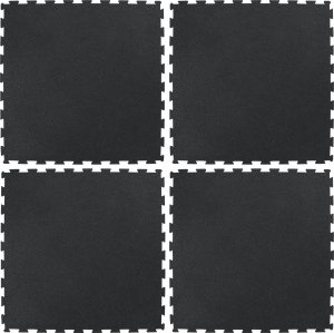 Rebel Podłoga gumowa do siłowni, mata pod sprzęt, puzle 1m grubość 20mm, czarna, REBEL ACTIVE 4