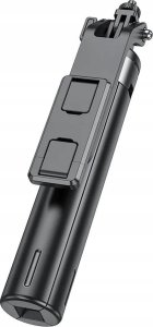 Monopod Hoco HOCO uchwyt selfie z pilotem bezprzewodowym tripod K21 czarny 7