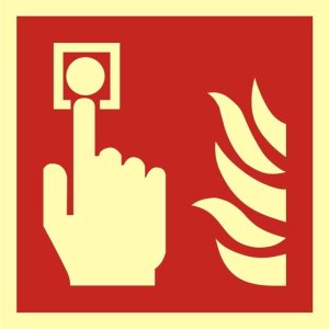 Mój dom Alarm Pożarowy 15X15 Płyta + Pianka Świecący Znak Libres Polska Sp Bf005_150X150_Ts 5904937069824 1