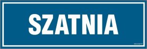 Mój dom Szatnia - Tabliczka Znak 300X100 Pn - Płyta 1Mm Z Przylepcami Libres Polska Sp Sgp-Pa007_300X100_Pn 5904937432314 1