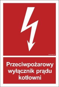 Mój dom Przeciwpożarowy Wyłącznik Prądu Kotłowni Foto Klej Libres Polska Sp Sgp-Bb024_100X148_Fs 5904937052864 1