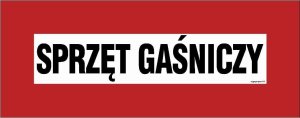 Mój dom Sprzęt Gaśniczy - 36 X 14 Cm, Pn - Płyta 1Mm Libres Polska Sp Sgp-Bc113_360X140_Pn 5904937066410 1