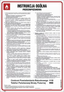 Mój dom Instrukcja Ogólna Przeciwpożarowa 25X35 Hn - Płyta Libres Polska Sp Sgp-Db001_245X350_Fn 5904937008809 1