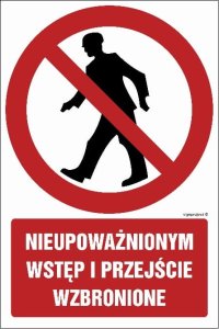 Mój dom Nieupoważnionym Wstęp I Przejście Wzbronione Tabliczka 100X150 Przylepcami Libres Polska Sp Gc003_100X150_Ps 5904937118591 1