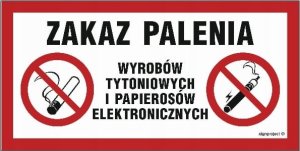 Mój dom Zakaz Palenia Tytoniu Papierosów El. 20X10 Nalepka Libres Polska Sp Sgp-Nc123_200X100_Fn 5904937413313 1