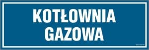 Mój dom Kotłownia Gazowa - Tabliczka Informacyjna Z Przylepcami 300X100 Pn - Płyta Libres Polska Sp Sgp-Pa048_300X100_Pn 5904937434851 1