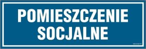 Mój dom Pomieszczenie Socjalne Tabliczka 30X10 Płyta Przyl Libres Polska Sp Sgp-Pa018_300X100_Pn 5904937432970 1