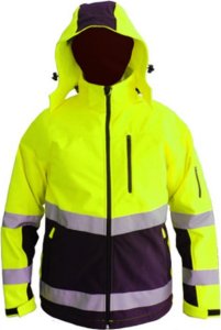 Kurtka męska Consorte Kurtka Ostrzegawcza Odblaskowa Softshel Kaptur Wodoodporna Ocieplana Xxl Snow Consorte Softkuzxxl 1122334456151 2