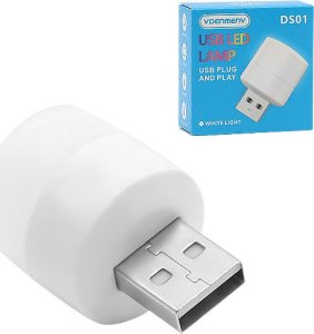 Lampka USB Vega LAMPKA USB DENMEN DIODOWA LED ZIMNA DS01> 1