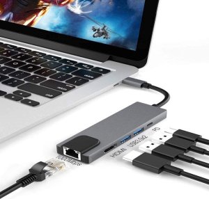 Adapter USB Vega ECOBOX ADAPTER TYP-C ROZDZIELACZ HDMI + TYP-C + USB + RJ45 DEX> 4