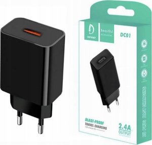 Ładowarka Vega ŁADOWARKA SIECIOWA 2.4A DENMEN 2400mA DC01 12W SINGLE BLACK> 4
