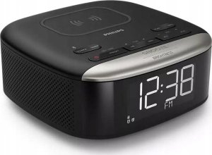 Radio Vega CYFROWE RADIO FM BUDZIK ALARM ZEGAR BLUETOOTH Z ŁADOWARKĄ Qi PHILIPS TAR7606/10> 1