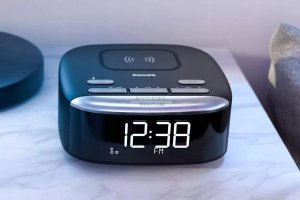 Radio Vega CYFROWE RADIO FM BUDZIK ALARM ZEGAR BLUETOOTH Z ŁADOWARKĄ Qi PHILIPS TAR7606/10> 4